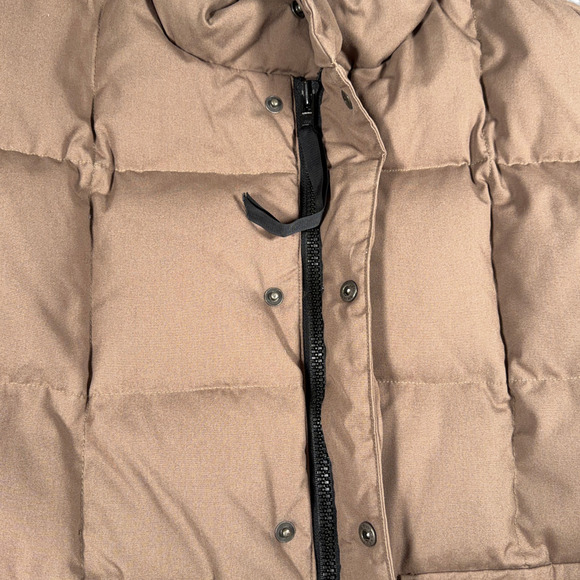 Vintage Eddie Bauer Vest Adult LARGE Brown Goose Down Puffer Quilt Heritage 90s - Picture 7 of 10